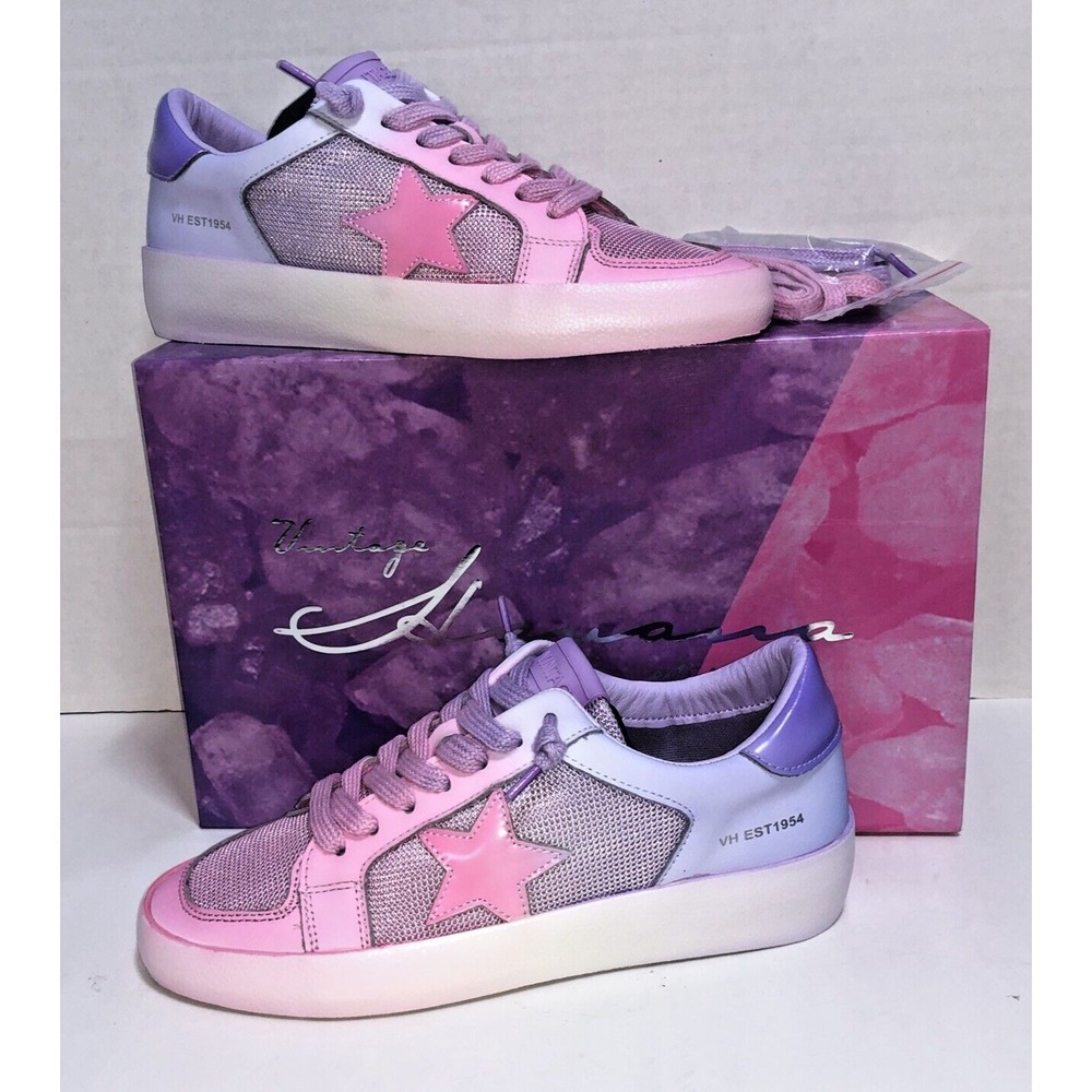 NIB Vintage Havana‎ Women's Double Dip Ombré Pink/Purple Sneakers - Size 7.5